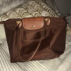 Small brown Longchamp bag